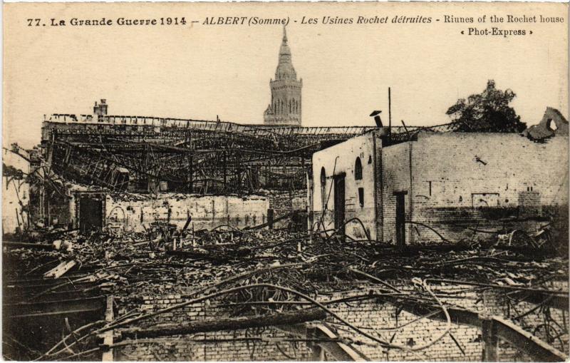 Carte postale ancienne Albert les Usines Rochet Schneider à Albert