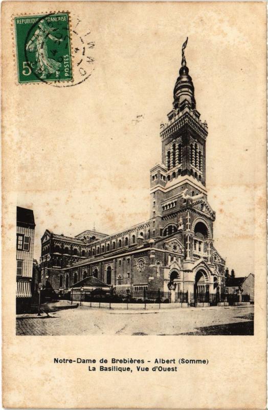 Carte postale ancienne Albert Notre Dame de Brebiere à Albert