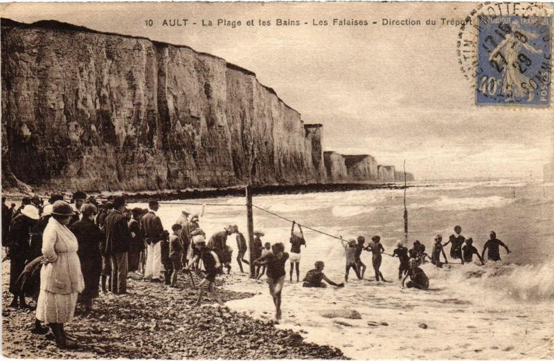Carte postale ancienne Ault la plage