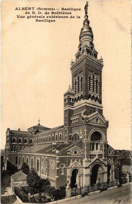 Carte postale ancienne Albert Basilique N.-D. de Brebieres à Albert