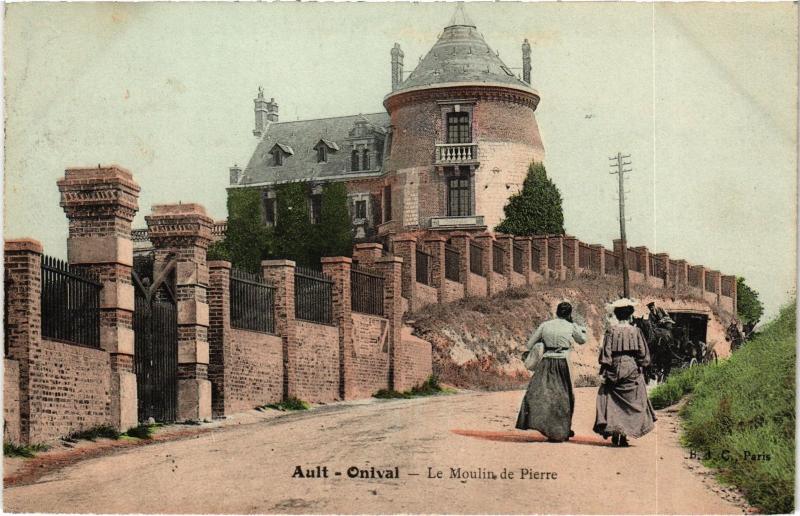 Carte postale ancienne Ault Moulin de Pierre
