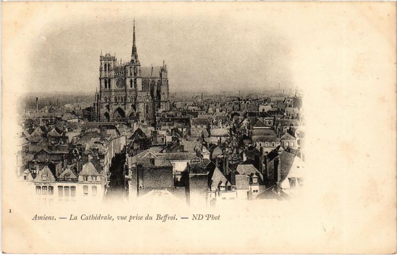 Carte postale ancienne Amiens la Cathedrale à Amiens