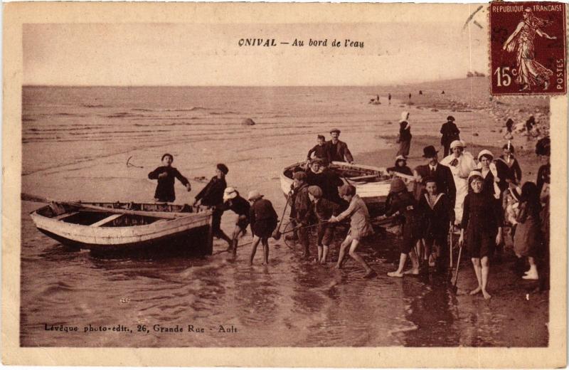 Carte postale ancienne Onival au bord de l'eau
