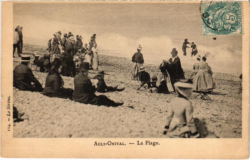 Carte postale ancienne Ault la plage