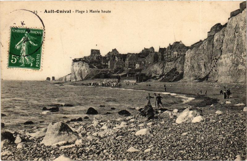 Carte postale ancienne Ault la plage