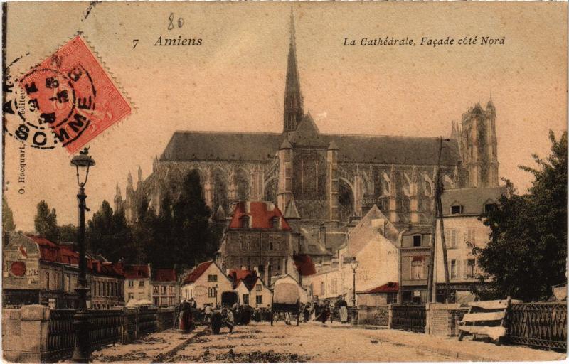 Carte postale ancienne Amiens la Cathedrale à Amiens