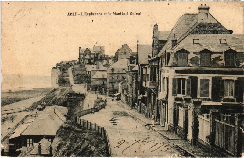 Carte postale ancienne Ault Esplanade