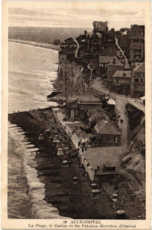 Carte postale ancienne Ault la plage