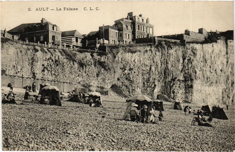 Carte postale ancienne Ault la falaise