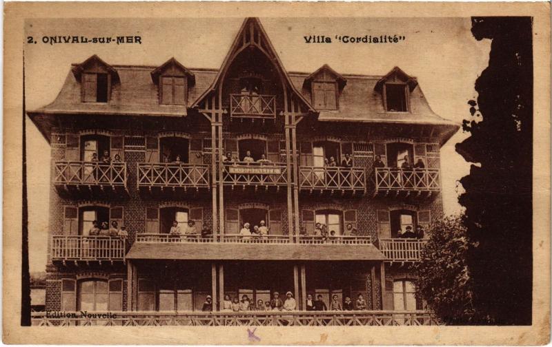 Carte postale ancienne Onival Villa Cordialite