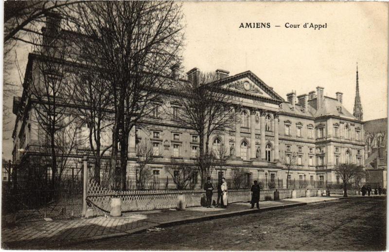Carte postale ancienne Amiens Cour d'Appel à Amiens