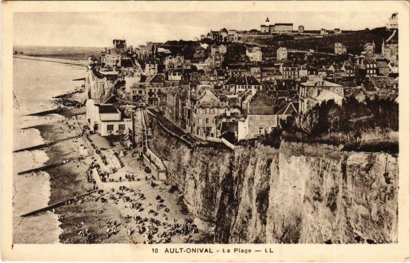 Carte postale ancienne Ault la plage