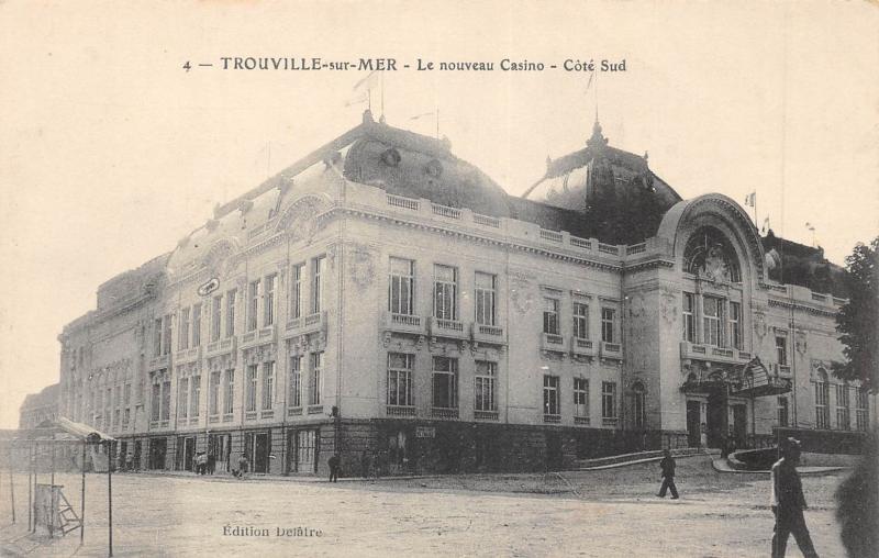 Carte postale ancienne Trouville Sur Mer - Le Nouveau Casino - Cote Sud à Trouville-sur-Mer