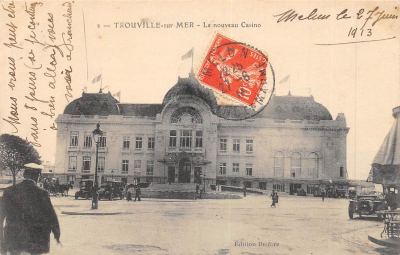 Carte postale ancienne Trouville Sur Mer - Le Nouveau Casino à Trouville-sur-Mer