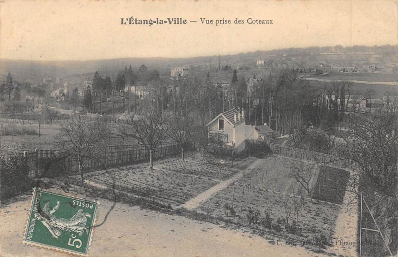 Carte postale ancienne L'Etang La Ville - Vue Prise Des Coteaux à L'Étang-la-Ville