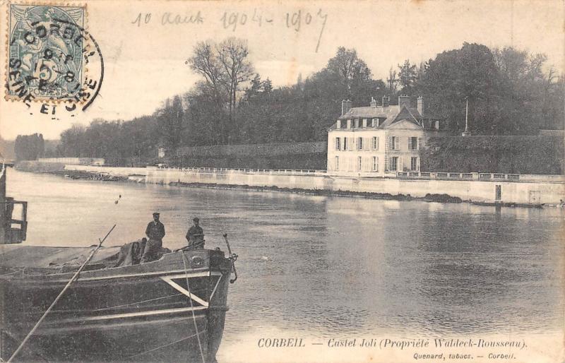 Carte postale ancienne Corbeil - Castel Joli