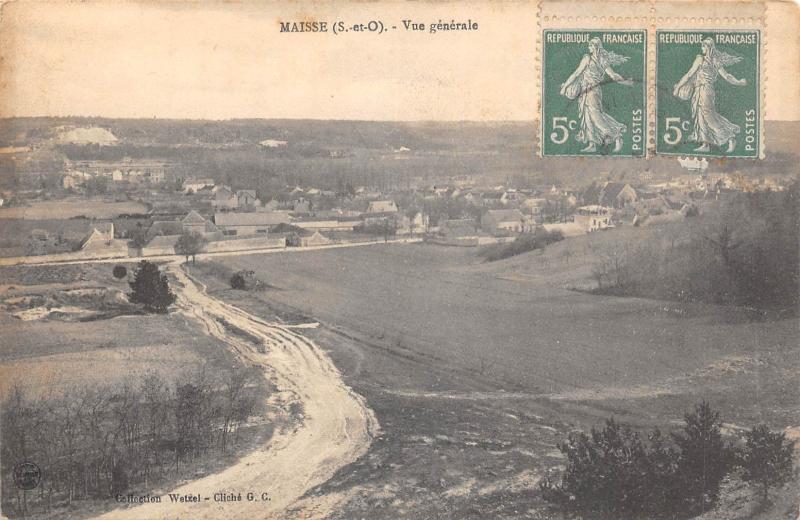 Carte postale ancienne Maisse - Vue Generale à Maisse