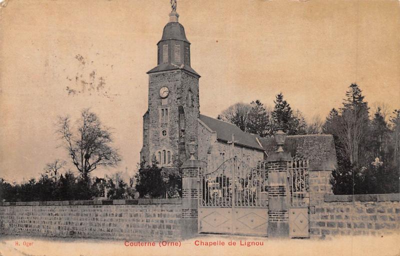 Carte postale ancienne 61 Couterne - Chapelle Du Lignou