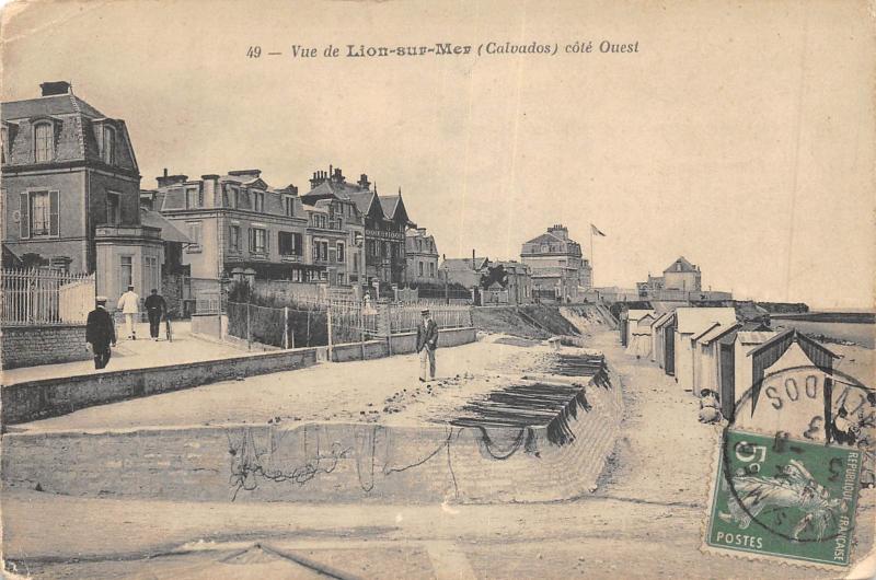 Carte postale ancienne Vue De Lion Sur Mer - Cote Ouest à Lion-sur-Mer