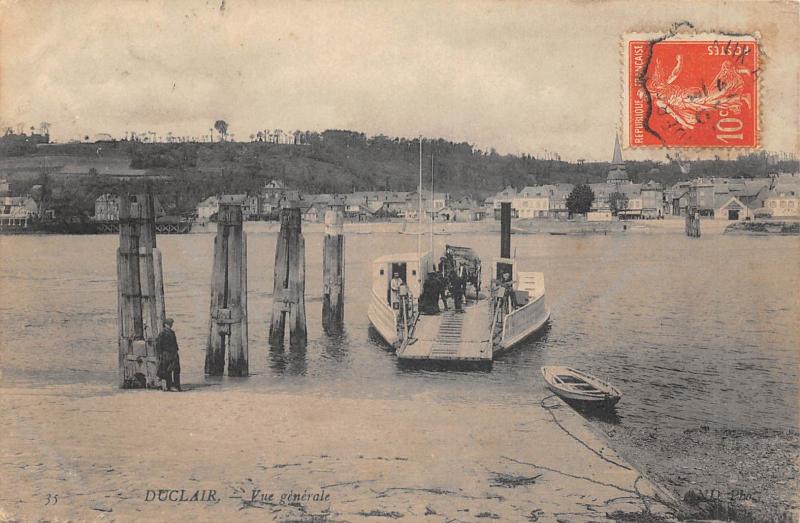 Carte postale ancienne Duclair - Vue Generale à Duclair