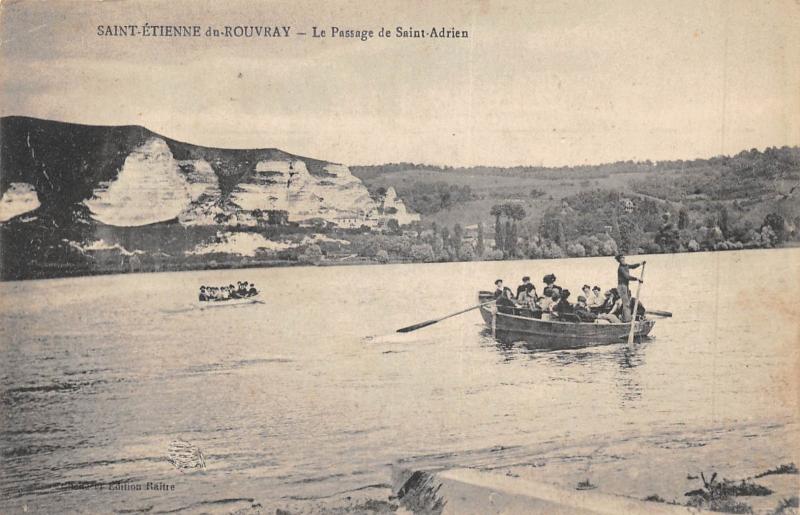 Carte postale ancienne Saint Etienne Du Rouvray - Le Passage De Saint Adrien à Rouvray
