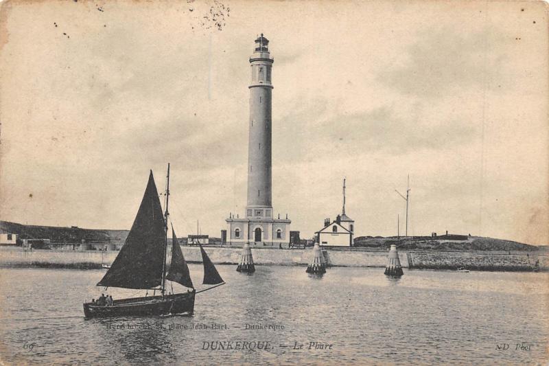 Carte postale ancienne Dunkerque - Le Phare à Dunkerque