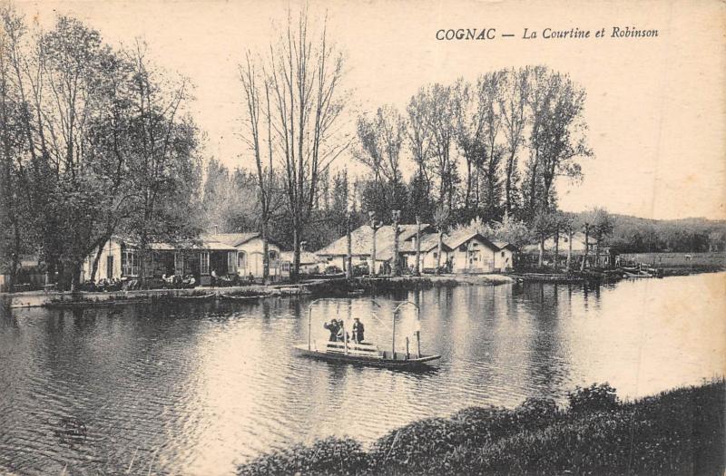 Carte postale ancienne Cognac - La Courtine Et Robinson à Cognac