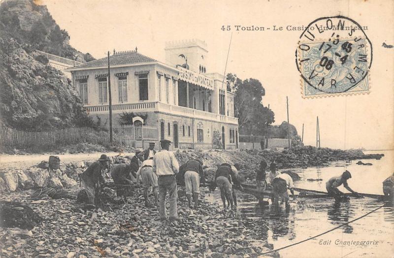 Carte postale ancienne Toulon - Le Casino Du Manteau à Toulon