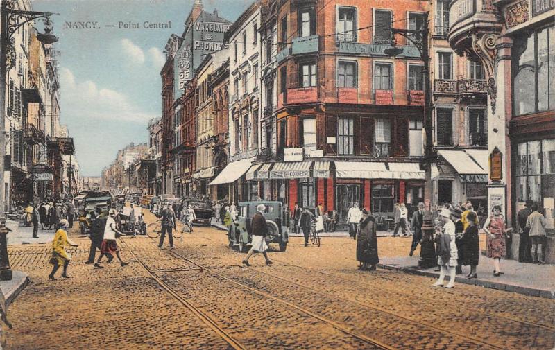 Carte postale ancienne Nancy - Point Central à Nancy