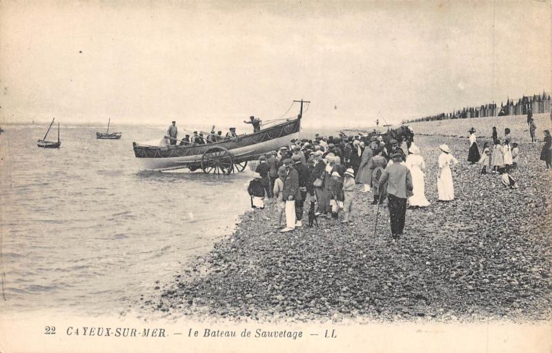Carte postale ancienne Cayeux Sur Mer - Le Bateau De Sauvetage à Cayeux-sur-Mer