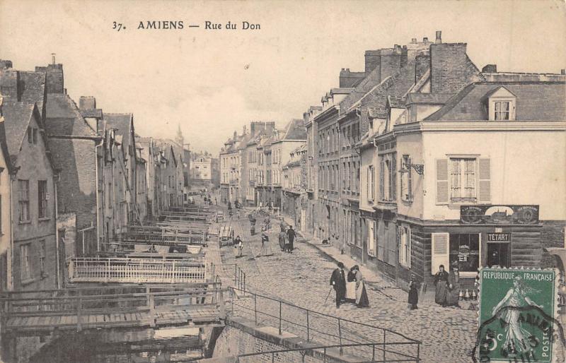 Carte postale ancienne Amiens - Rue De Don à Amiens