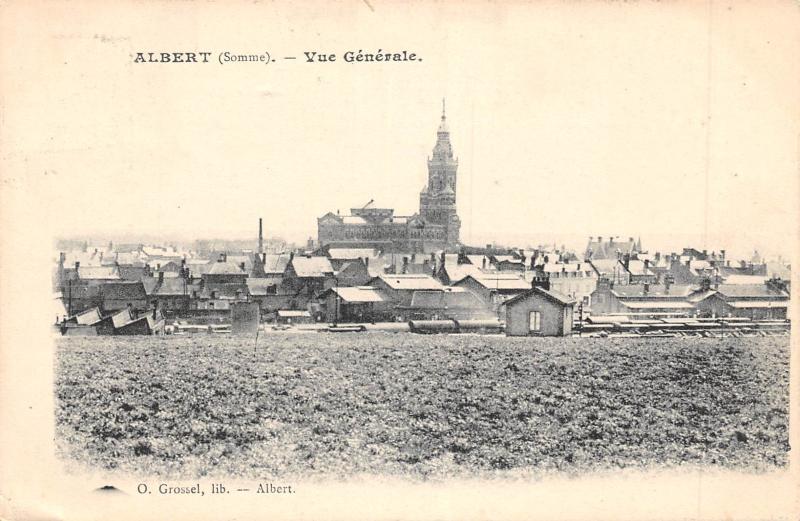 Carte postale ancienne Albert - Vue Generale à Albert