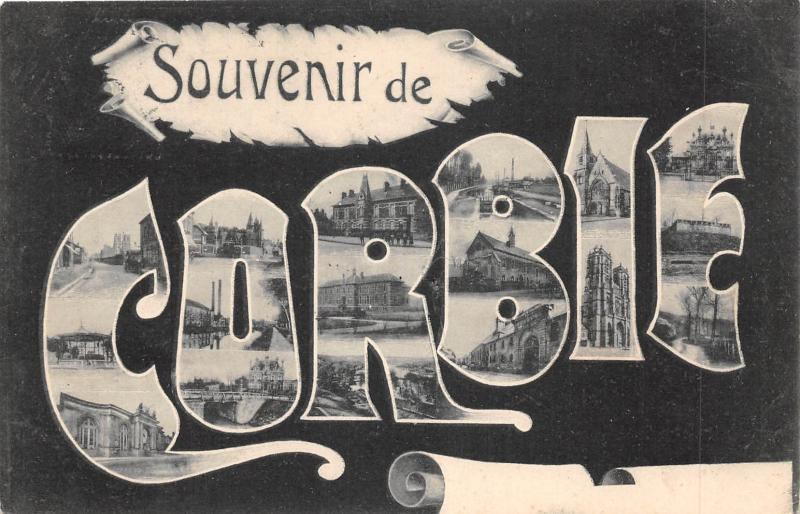Carte postale ancienne Souvenir De Corbie à Corbie