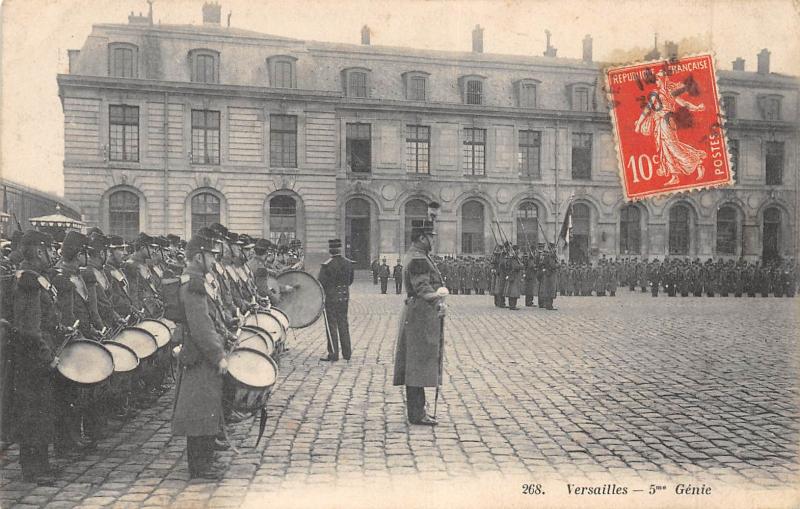 Carte postale ancienne Versailles - 5e Genie à Versailles