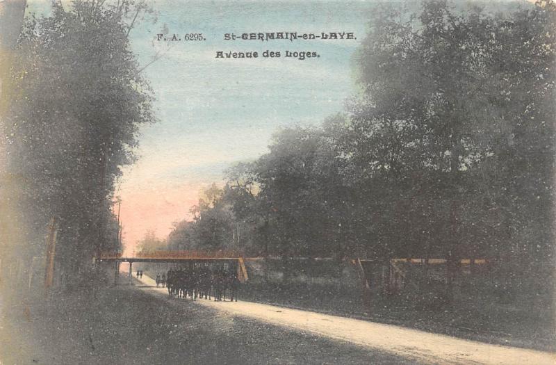 Carte postale ancienne Saint Germain En Laye - Avenue Des Loges à Saint-Germain-en-Laye