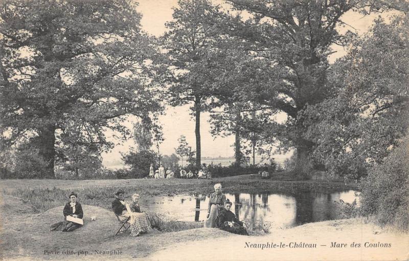 Carte postale ancienne Neauphle Le Chateau - Mare Des Coulons à Neauphle-le-Château