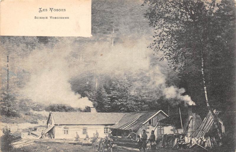 Carte postale ancienne Les Vosges - Scierie Vosgienne