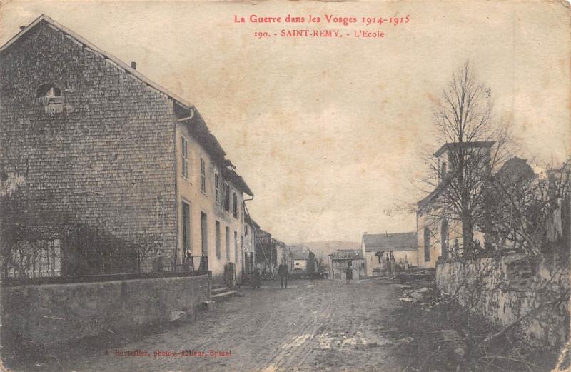 Carte postale ancienne Saint Remy - L'Ecole à Saint-Remy
