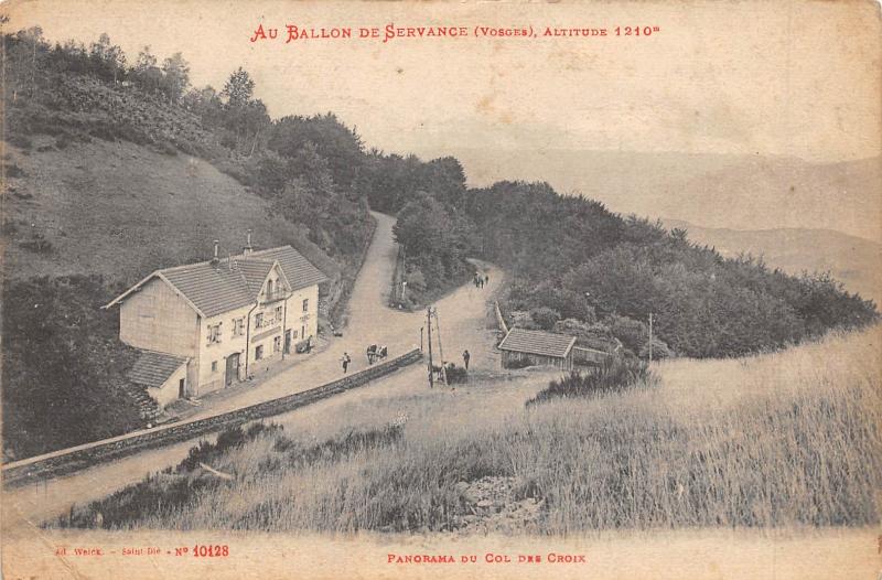 Carte postale ancienne Ballon De Servance - Panorama De Col Des Croix