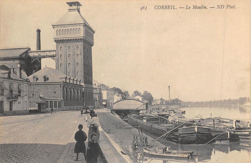 Carte postale ancienne Corbeil - Le Moulin