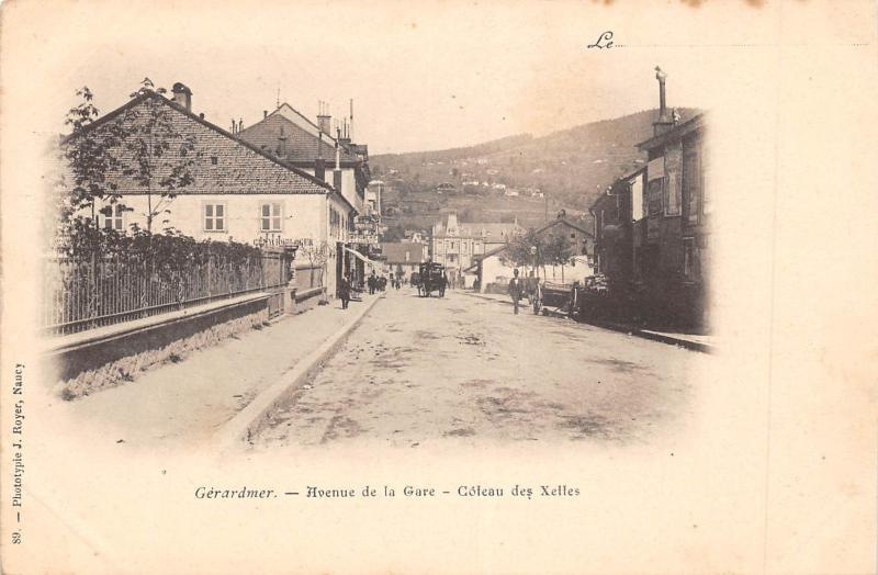Carte postale ancienne Gerardmer - Avenue De La Gare - Coteau Des Xettes à Gérardmer