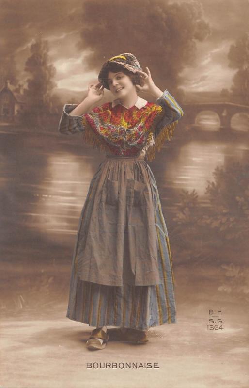 Carte postale ancienne Bourbonnaise