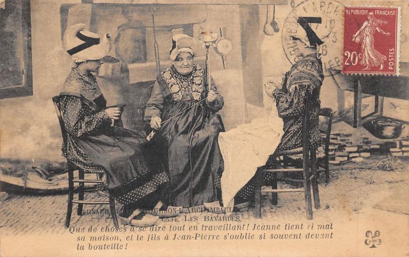 Carte postale ancienne Les Babardes - Cpa Auvergne