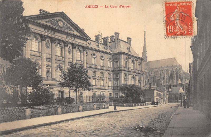 Carte postale ancienne Amiens - La Cour D'Appel à Amiens