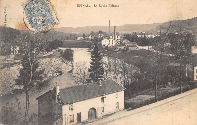 Carte postale ancienne Epinal - La Roche Pointue à Épinal