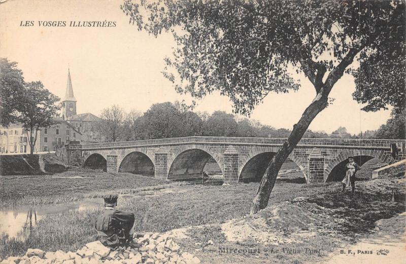 Carte postale ancienne Mirecourt /LE Vieux Pont à Mirecourt