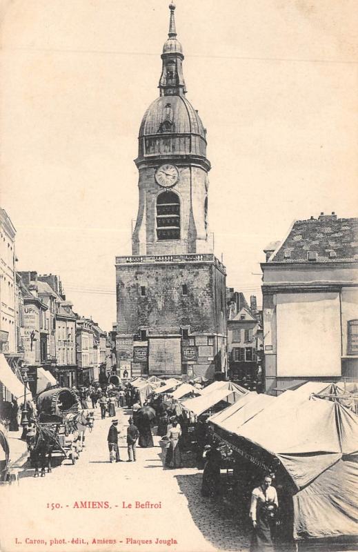 Carte postale ancienne Amiens - Le Beffroi à Amiens