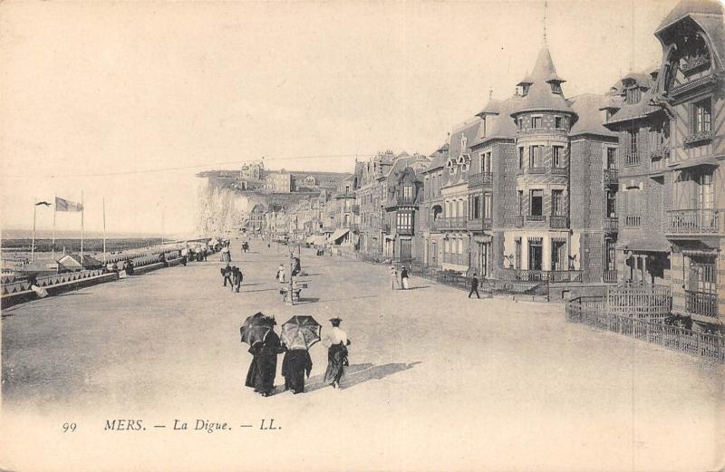 Carte postale ancienne Mers - La Digue