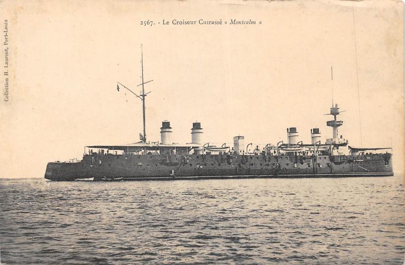Carte postale ancienne Marine De Guerre - Le Croiseur Cuirasse Montcalm
