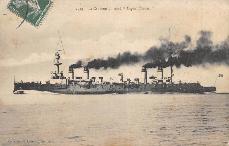 Carte postale ancienne Marine De Guerre - Le Croiseur Cuirasse - Dupetit Thouars